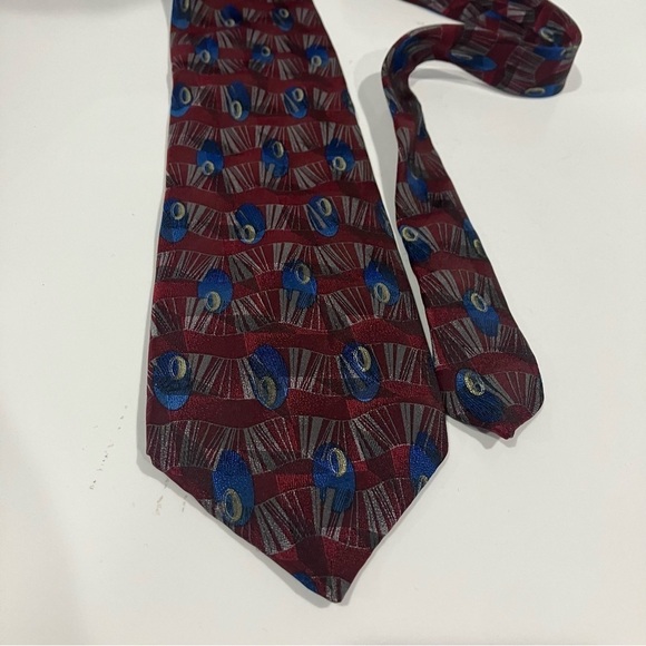 Dimitrius multicolored tie 100% silk made in USA - Picture 1 of 4